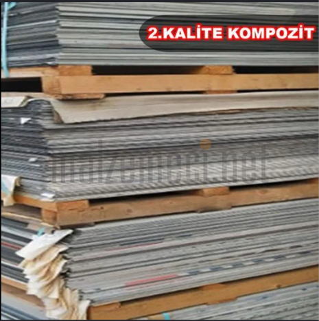 2. Kalite A2 Yanmaz Kompozit Levha m2