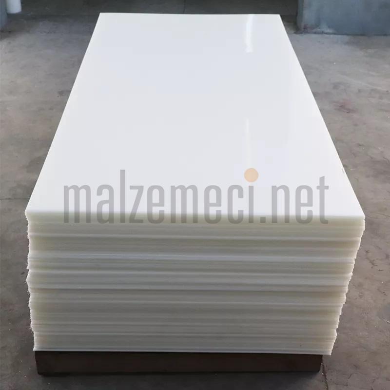 PVC Levha 0,50 x 700 x 1000 mm Parlak Beyaz