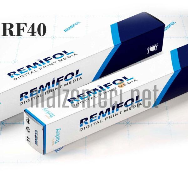 Remifol RF40 Arkası Gri Parlak Baskı Folyosu m2 fiyatıdır (80mic)