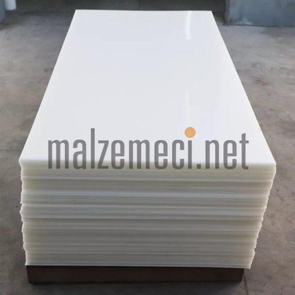 PVC Levha 0,50 x 1000 x 1400 mm Parlak Beyaz