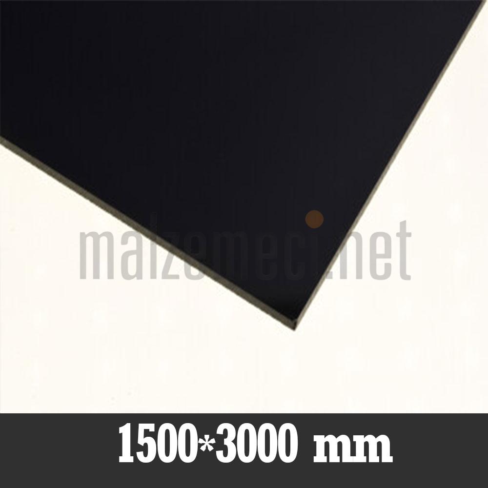 Pleksi Levha 1500x3000 mm Siyah/Beyaz -Tüm Kalınlıklar Plaka Fiyatıdır