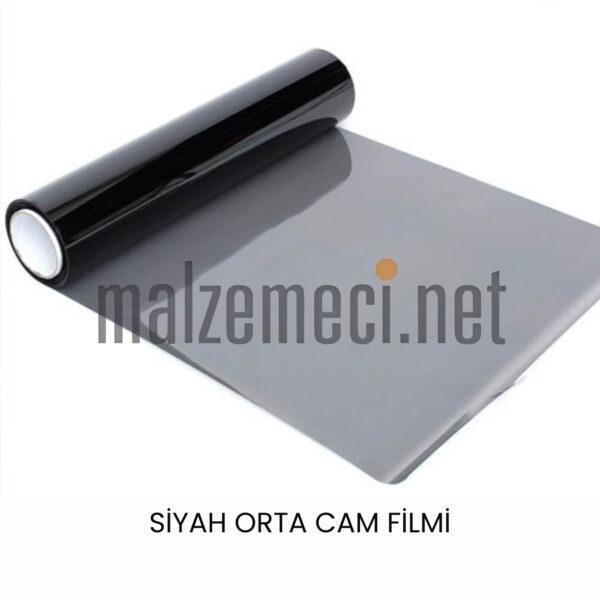 Siyah Cam Orta Filmi 1,52 x 60m 1,50$/m2