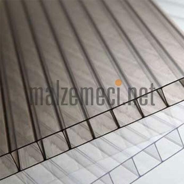 Oluklu Polikarbonlar Bronz 8x2100x6000 mm 6,10€/m2