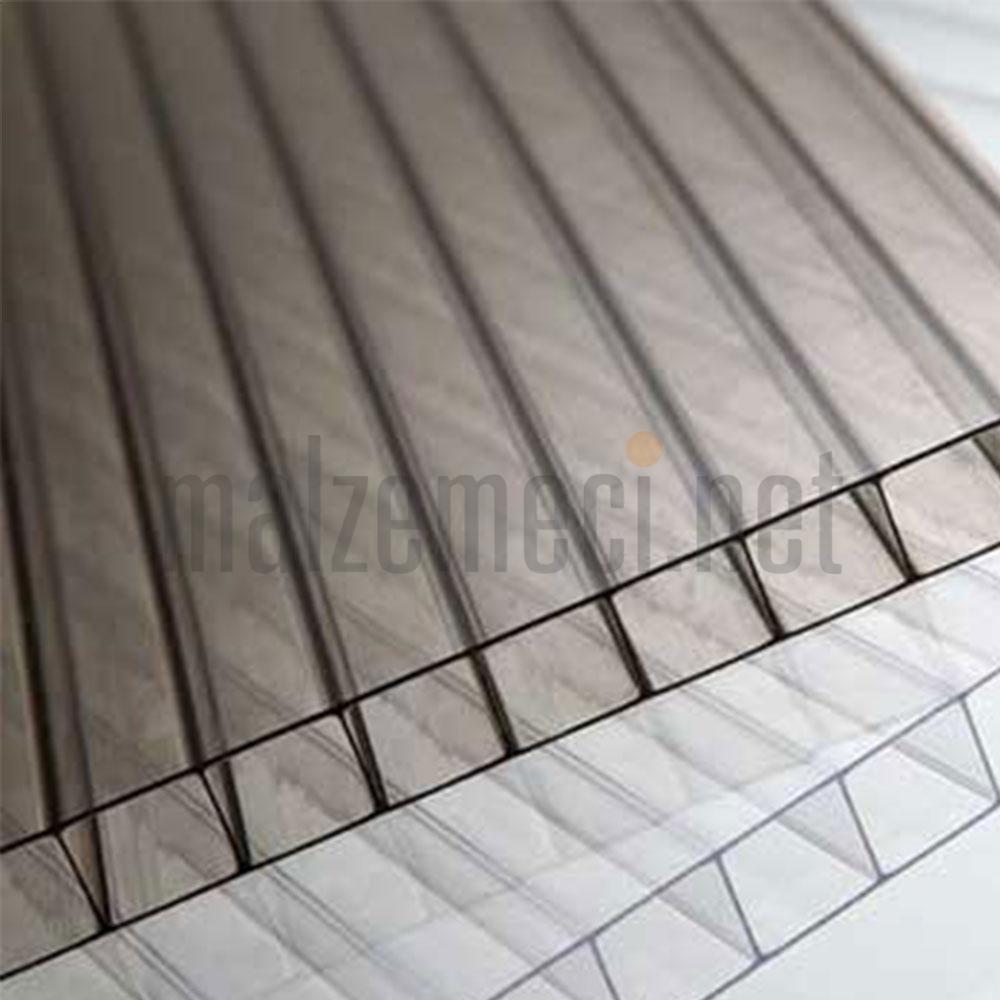 Oluklu Polikarbonlar Bronz 8x2100x6000 mm 6,10€/m2