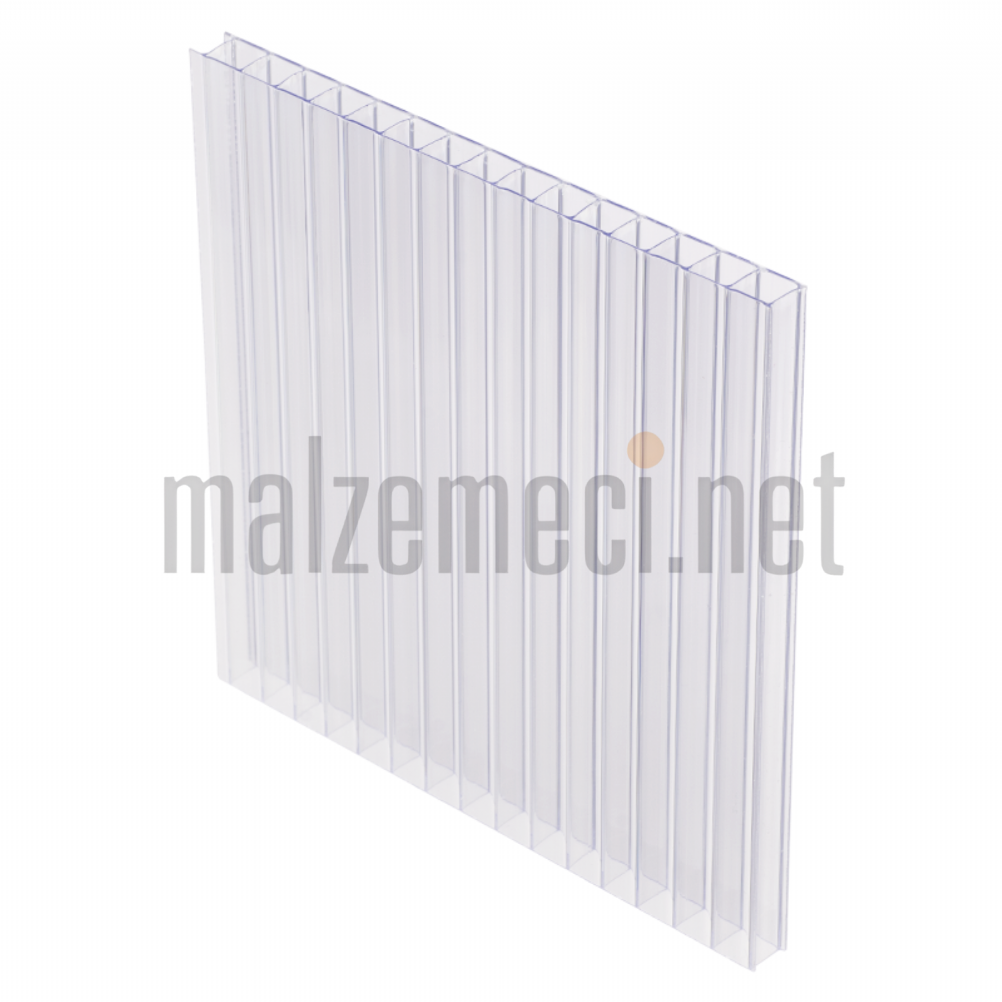 Oluklu Polikarbonlar Şeffaf 6x2100x6000 mm 4,85€/m2