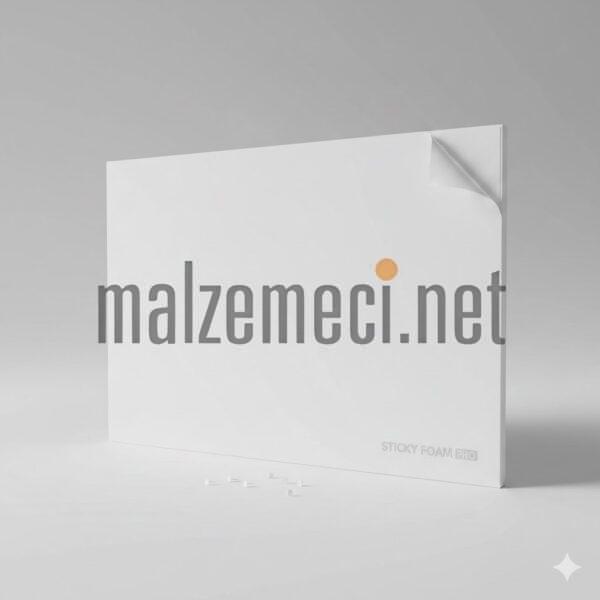 Yapışkanlı Fotoblok 5 mm 70x100 cm Beyaz