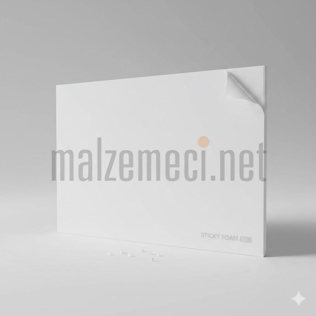 Yapışkanlı Fotoblok 5 mm 70x100 cm Beyaz