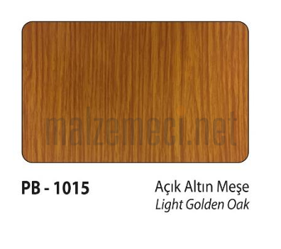 Alutech Alüminyum Kompozit Panel 100 Açık Altın Meşe