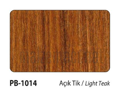 Alutech Alüminyum Kompozit Panel 100 Açık Teak