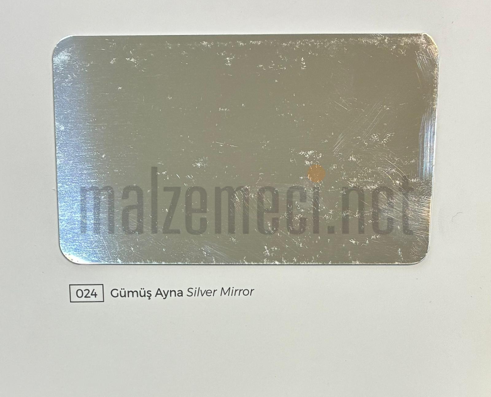 MGBOND Alüminyum Kompozit Panel 4x1250x3200 mm 024 Gümüş Ayna