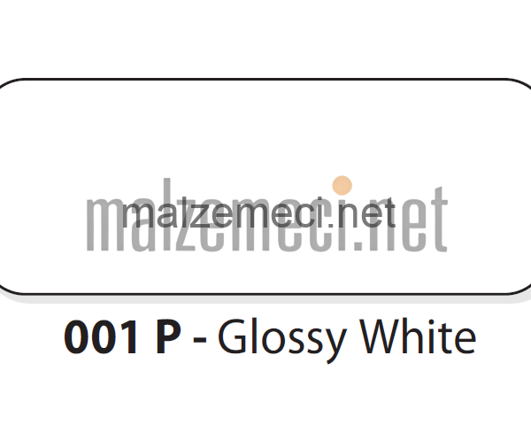 MGBOND Alüminyum Kompozit Panel 4x1250x3200 mm 001-P Parlak Beyaz