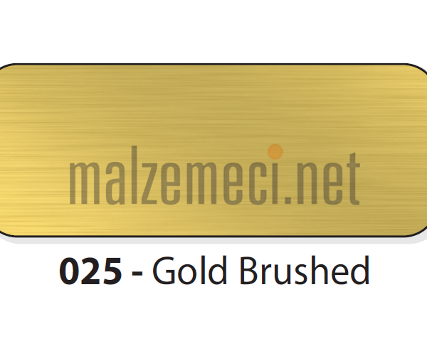 MGBOND Alüminyum Kompozit Panel 4x1250x3200 mm 025 Altın Fırça