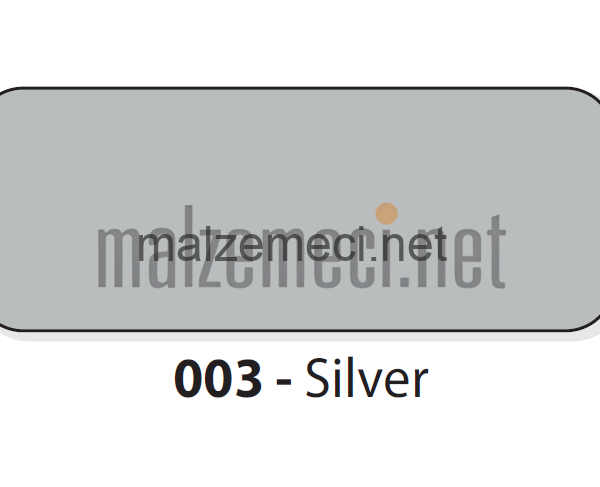 MGBOND Alüminyum Kompozit Panel 4x1250x3200 mm 003 Gümüş