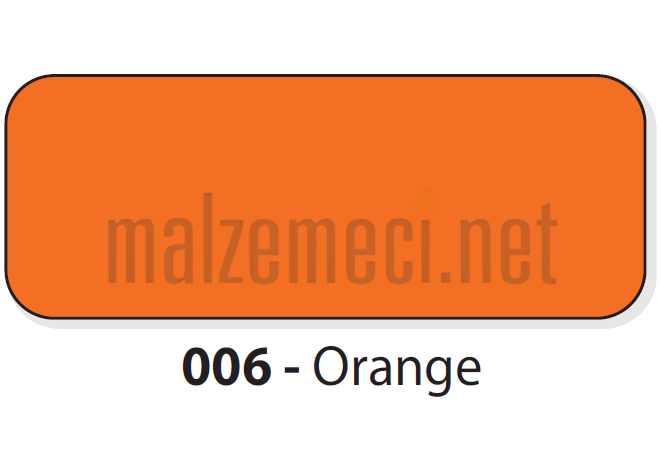 MGBOND Alüminyum Kompozit Panel 4x1250x3200 mm 006 Turuncu