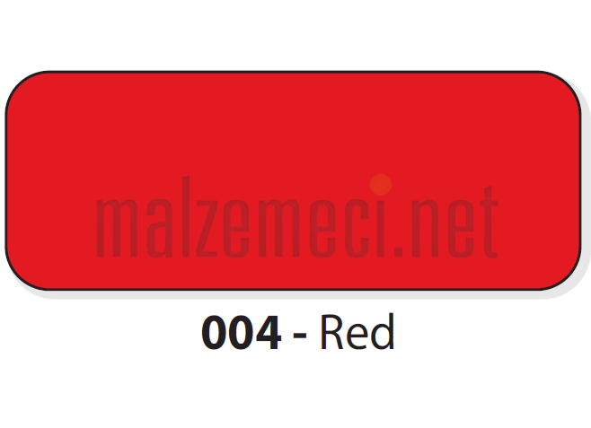 MGBOND Alüminyum Kompozit Panel 4x1250x3200 mm 004 Kırmızı