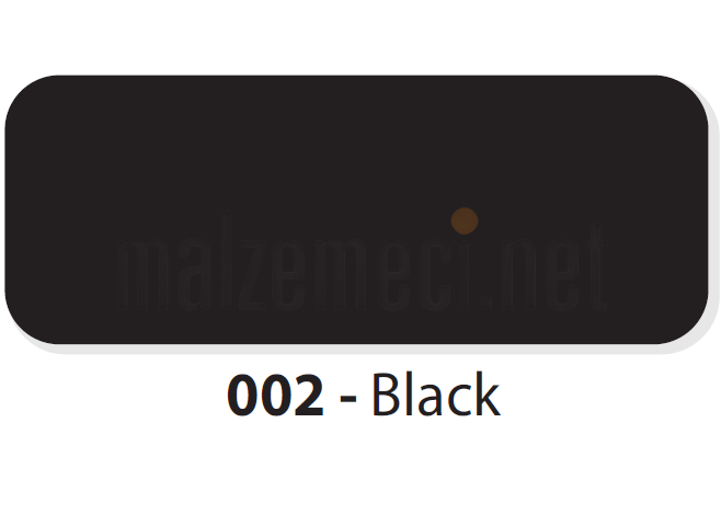 MGBOND Alüminyum Kompozit Panel 4x1250x3200 mm 002 Siyah