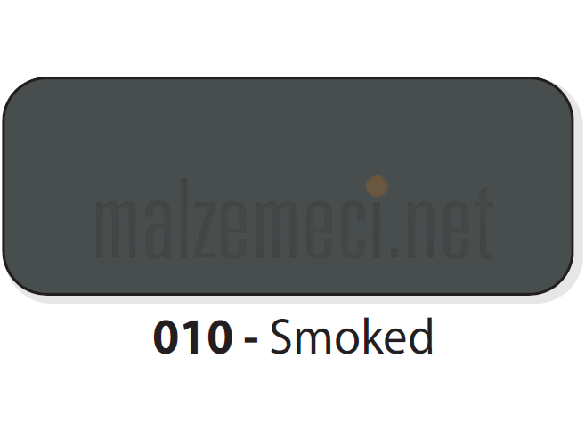 MGBOND Alüminyum Kompozit Panel 4x1250x3200 mm 010 Koyu Gri - Smoked