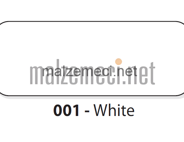 MGBOND Alüminyum Kompozit Panel 4x1250x3200 mm 001 Beyaz