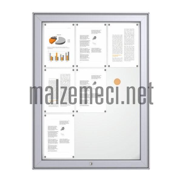 Maxi Manyetik Zeminli İlan Dolabı